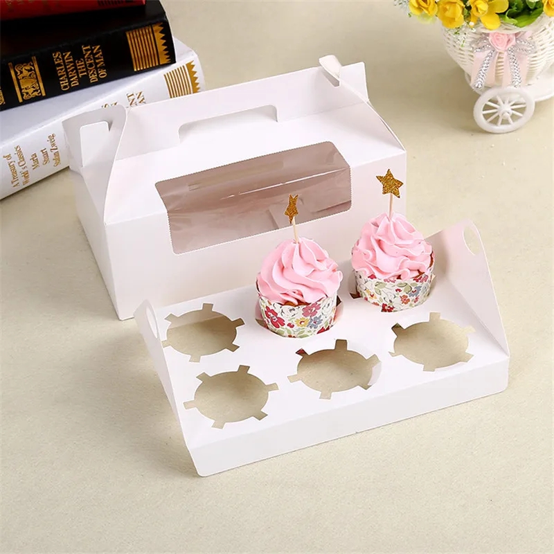 6 cupcake-es doboz, füllel, ablakkal, 500 Ft/db-tól